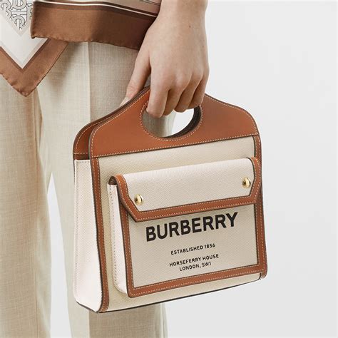 burberry pocket bag ราคา|Mini Pocket Bag in Natural/malt brown .